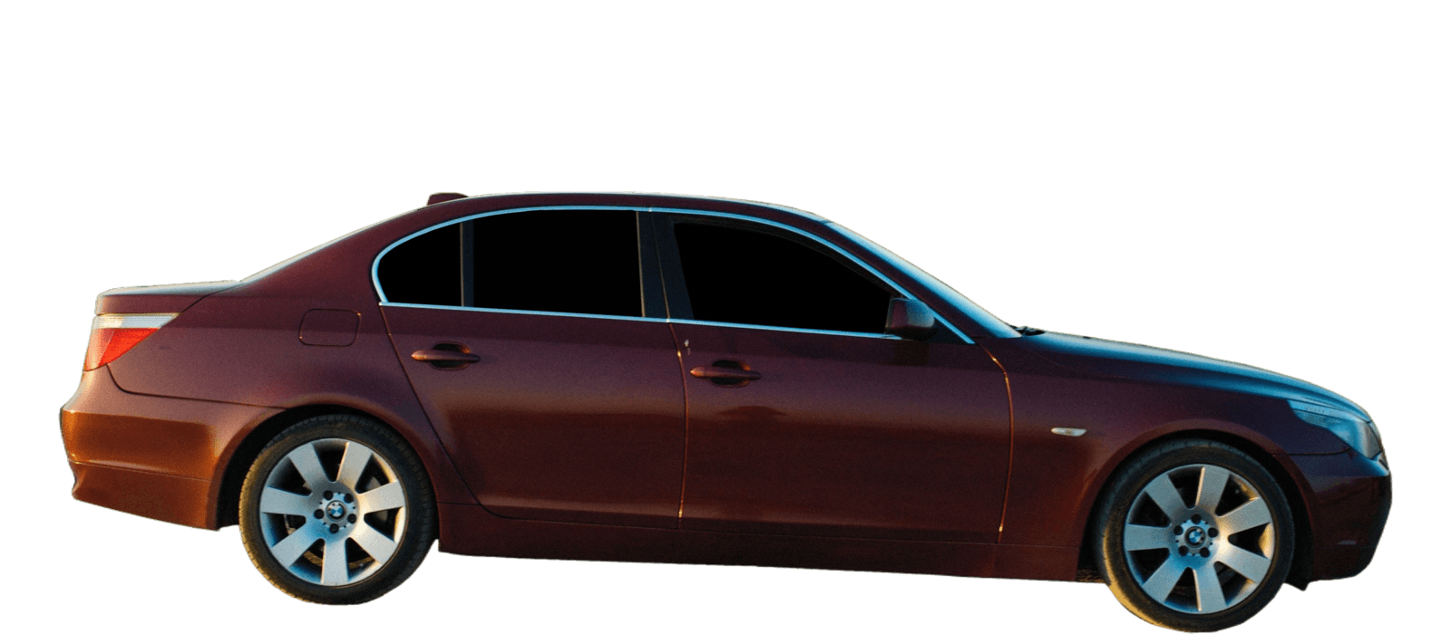 BMW 5 Series, side profile